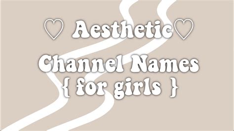 Aesthetic YouTube Channel Names For Girls Sxmply Bxtterfly YouTube