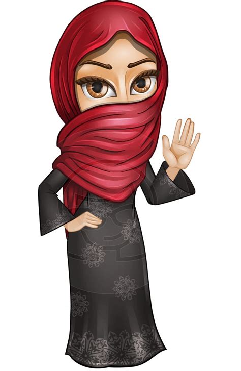 Najla The Wide Eyes A Female Cartoon Character Of Arab