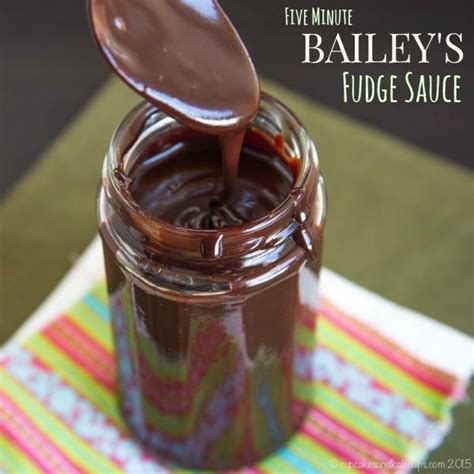 Five Minute Baileys Fudge Sauce Is A Thick Luscious Irish Cream And
