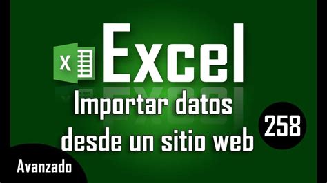 Como Exportar Datos De Un Sitio Web A Excel Cap Tulo Youtube