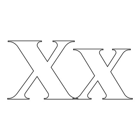 Letter X Printable