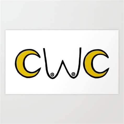 Cwc Logo Black Art Print By Creativewomenscircle Society6
