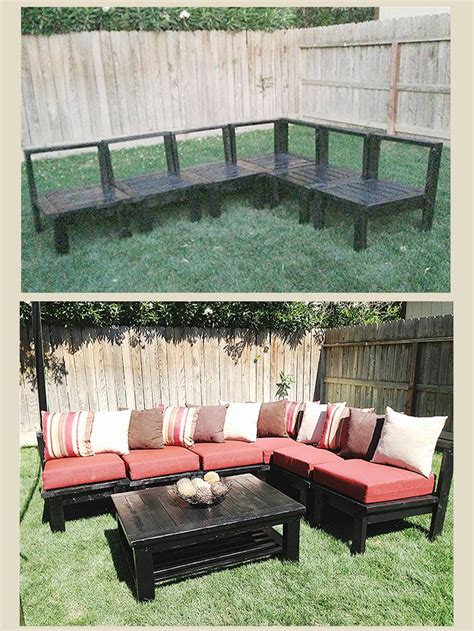 This easy diy sofa project would be a good way for a newer woodworker to branch into making larger furniture. 2x4 Outdoor Furniture Plans - WoodWorking Projects & Plans