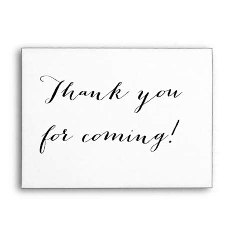 Thank You For Coming Stamp Text Rubber Stamp Calligraphy Etsy