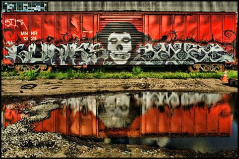 Pin By Dan Gisborne On Train Car Graffiti Freight Train Graffiti