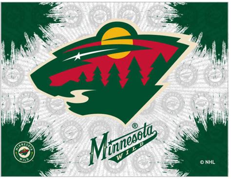 Nhl Minnesota Wild Logo Canvas Hockey Team Logo Ebay