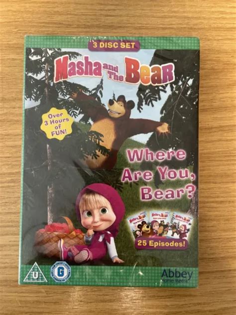 Masha And The Bear Where Are You Bear Dvd 3065 Picclick