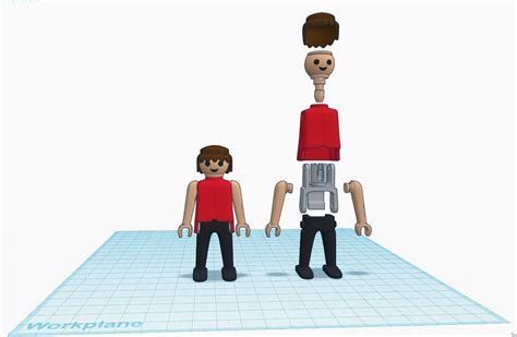 Download Free Stl File Articulated Playmobil • 3d Print Object ・ Cults