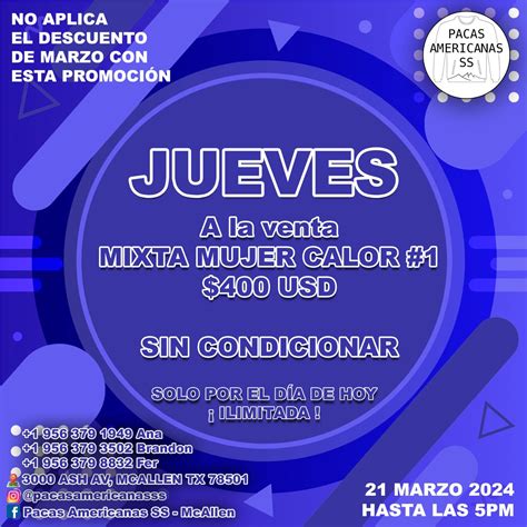 Pacas Americanas SS - McAllen