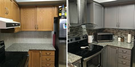 Depending on your kitchen cabinet layout and paint quality, painting professionals may charge between $1,200 and $7,000 to repaint a full kitchen. Refinishing And Painting Kitchen Cabinets Before And After ...