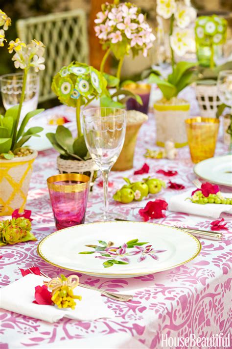 Spring Table Setting Ideas Spring Tablescapes