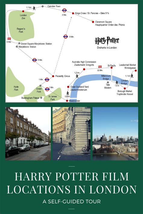 harry potter filming locations map