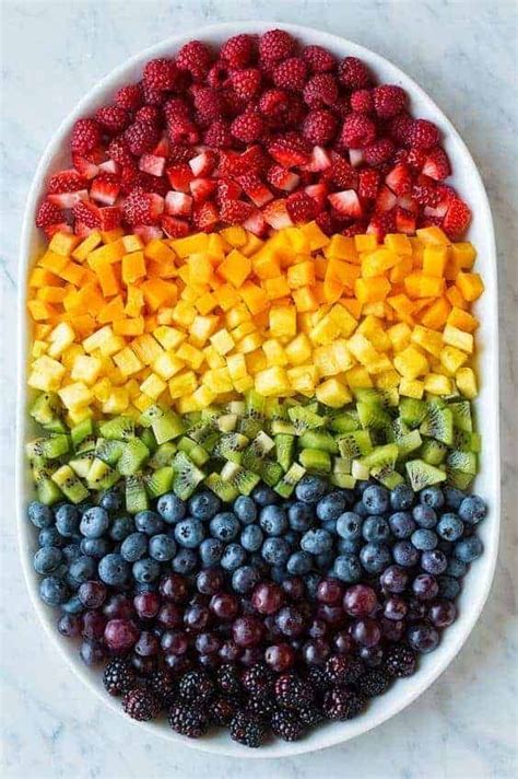 Rainbow Fruit Platter From Cooking Classy And Other Great Fruit Tray