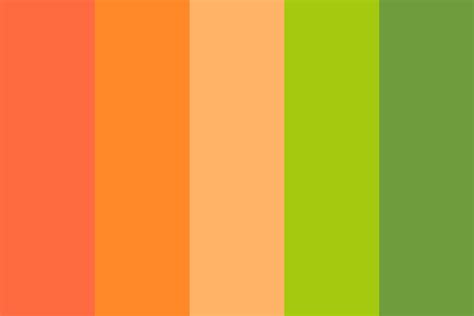 Orange Fruit Color Palette Orange Hex Html Color Values