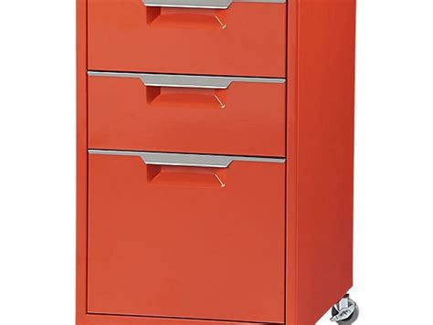 Made of steel with a smooth powder coated finish. Colored File Cabinets | Resource furniture, Filing cabinet ...
