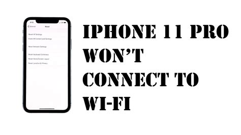 How To Fix Iphone 11 Pro That Cannot Connect To Wi Fi After Ios 134