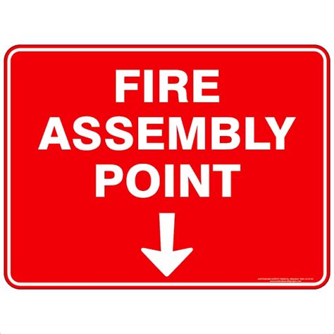 Fire Assembly Point Buy Now Discount Safety Signs Australia