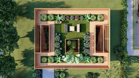 Minimal Courtyard House Design — Ung Studio