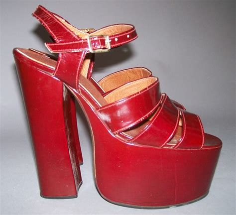 Vintage killer 70s tall platform wood disco shoes sandals | etsy. Frankly Speaking Modern Vintage Blogspot: All the old ...