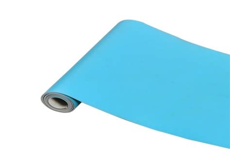 Ultra Durable Vinyl Flooring Sheet Roll 15mm Light Blue Vinyl