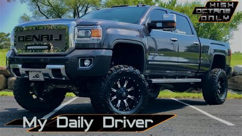 My New Daily Driver Lifted Gmc 2500 Denali Duramax Youtube