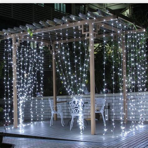 3m X 3m 300 Led Curtain Icicle Fairy String Lights 220v Outdoor Garden