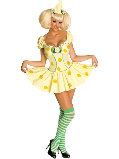 Womens Adult Strawberry Shortcake Lemon Meringue Costume