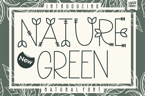 Nature Green Free Display Fonts Fonts