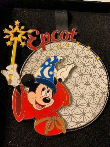 Walt Disney World Pin Epcot Spaceship Earth Sorcerer Mickey Mouse Wand