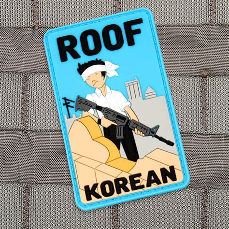 Roof Top Korean Color Morale Patch Tactical Outfitters