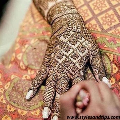 Standard Full Hand Bridal Mehndi Designs Full Hand Bridal Mehndi