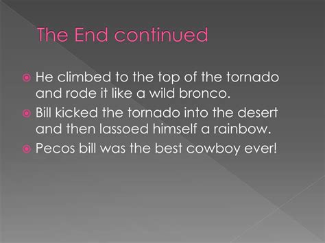 Ppt Pecos Bill Rides A Tornado Powerpoint Presentation Free Download