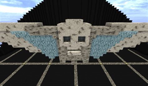 Flying Skull Statue Minecraft Map
