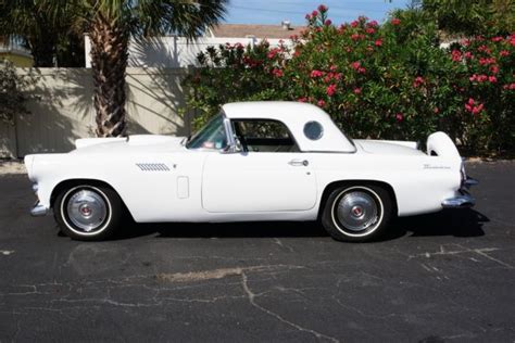 1956 Ford Thunderbird Porthole Hardtop 0 Colonial White Convertible W