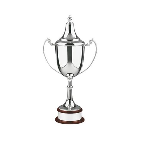 Silver Plated Champions Cup On Mahogany Base 81cm 32