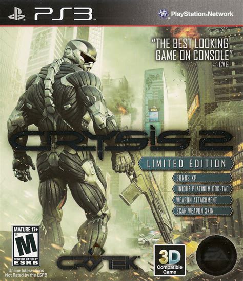 Crysis 2 Box Shot For Playstation 3 Gamefaqs