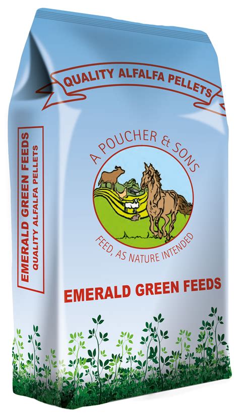 Emerald Green Feeds Alfalfa Pellets 20kg Emerald Green Feeds