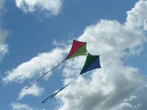Kite is something like rhombus but in kite, the adjacent sides are equal and diagonals are generally not equal. Cellular Kites | American Kitefliers Association (AKA)