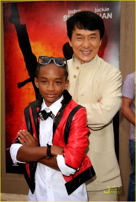 For the film, he trained under one of jackie chan's stunt team, wu gang, for four months, so that his karate is japanese. Jaden Smith Meets The Original Karate Kid | Photo 372959 ...