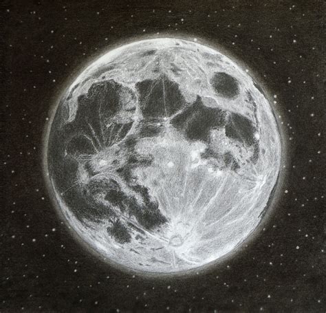 La Luna The Moon 082014 Dibujos Lapiz Grafito Dibujos De La Luna