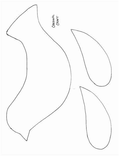 Here's a very grand king and queen, a handsome prince and a pretty princess with simple outlines for the kids to cut out. Bird Cut Out Template - Coloring Home