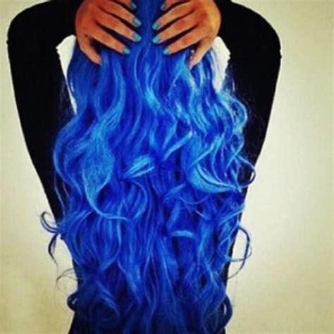 Curly Blue Hair Hair Styles Long Hair Styles Hair Color Crazy
