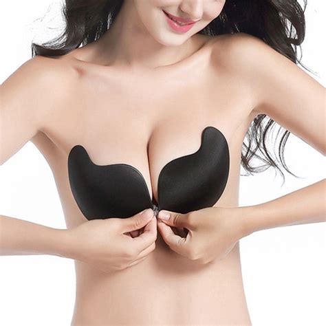 Aliexpress Com Buy Sexy Women Invisible Push Up Bra Self Adhesive Bust Front Closure Sticky