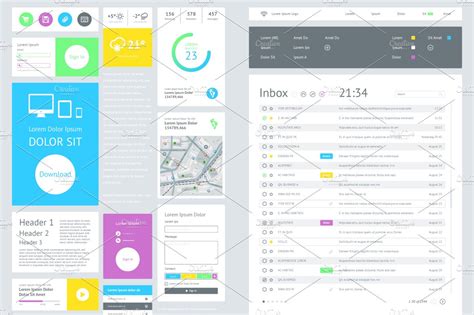 Elements Of User Interface For Web Custom Designed Web Elements