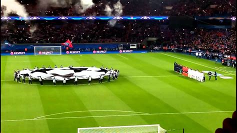 Psg Real Madrid 21102015 Champions League Anthem Youtube