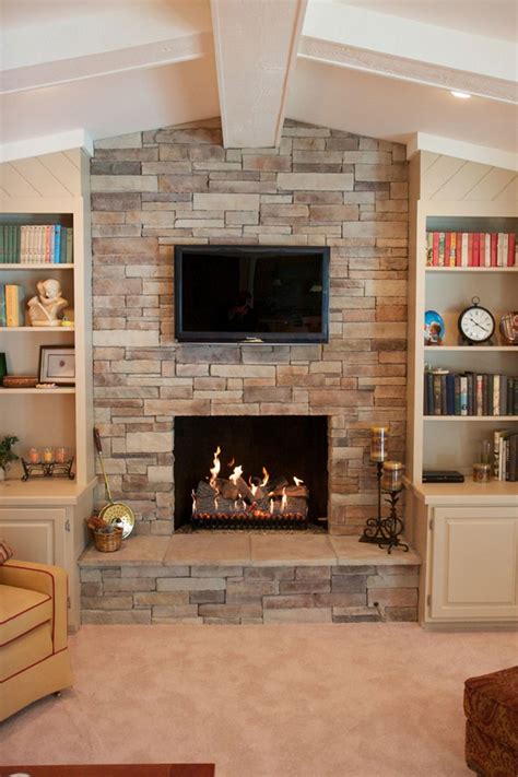 Stone Fire Place Ideas Stone Fireplace Ideas For Cozy Comfort Town