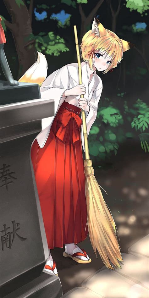 Another Kitsune Anime Kimono