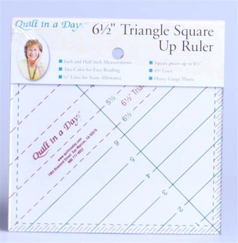 Quilt In A Day Triangle Square Up Ruler Delivery Is Free Ebay