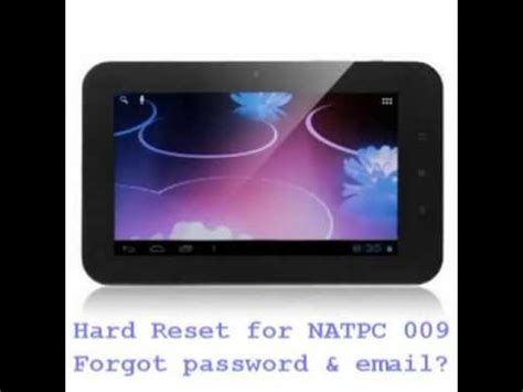 In this post i will show you 18 hardest pattern locks for android phone and tabs. Hard How to Reset Android Tablet NATPC 009 Forgot pattern ...