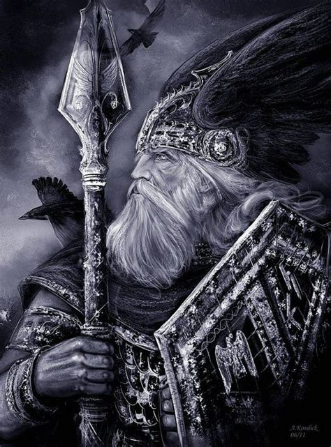 Odin Reading Channelled Guidance From The Powerful Norse God Viking